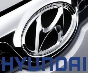 пазл Hyundai, Хёндэ́ логотип, бренд автомобилей в Южной Корее